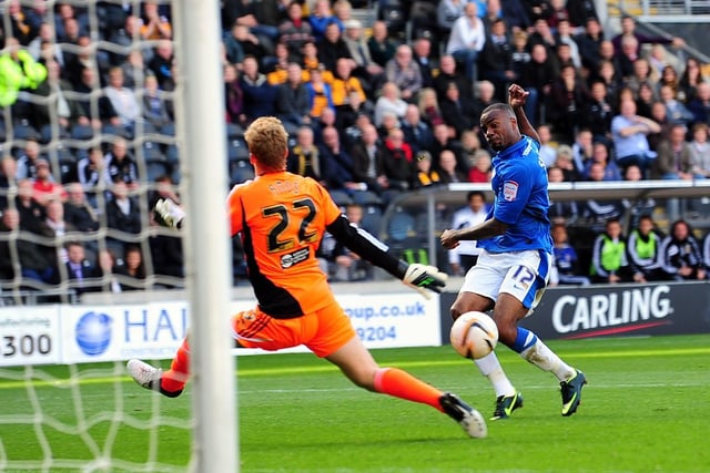 Posh lost their first seven Championship matches of the 2012-13 season and travelled to leaders Hull City for game number eight so hopes were low. Enter speedy striker Sinclair to bag a hat-trick as Posh won 3-1 to lift the gloom enveloping London Road. They were the only goals Sinclair scored for Posh all season.