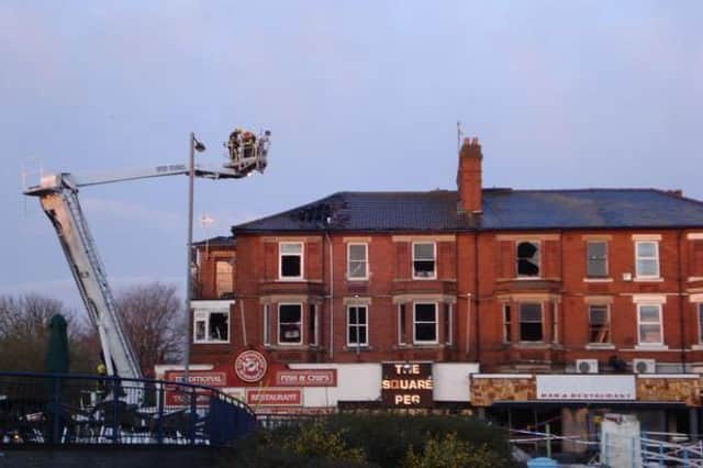 The Square Peg in Skegness was destroyed by fire in 2008. At the time,  the Grand Parade venue was being redeveloped into a new leisure complex called Grand Central, which was open until 2016 when it was sold to Brian Bell, the owner of Lucky Strike and Waterfront Restaurant next door.