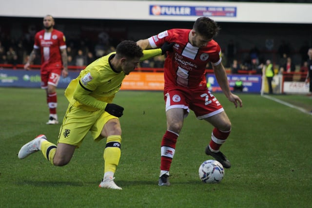 Crawley Town v Tranmere Rovers. Pictures by Cory Pickford SUS-220122-190055004