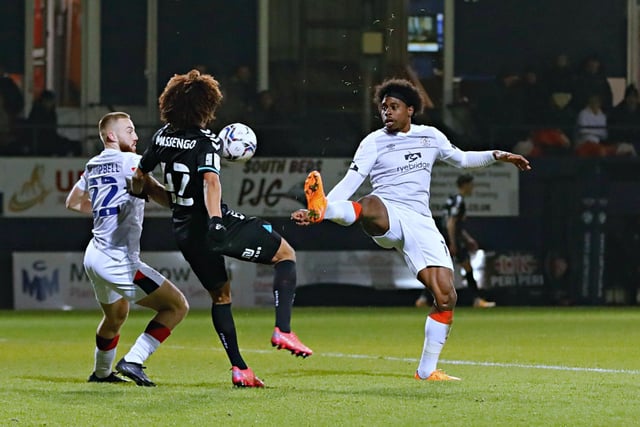Always happy to receive the ball under pressure and look to commit players as he tried to get Luton moving. Quick to the edge of the box to block a fierce drive from Massengo as Town defended their goal courageously.