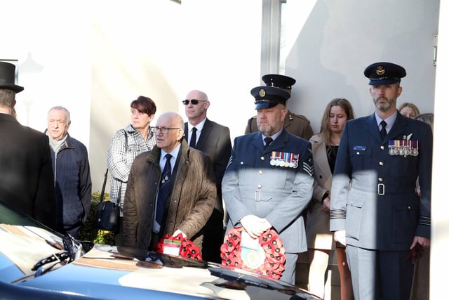 RAF Wittering personnel paid tribute on behalf of the RAF 'family'