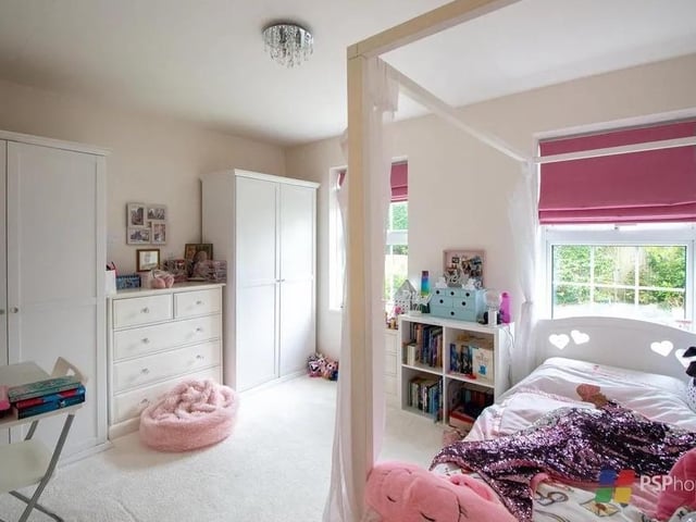 The first floor has four well-balanced double bedrooms. Picture: PSP Homes.