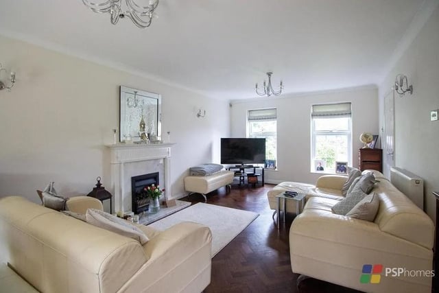 The dual aspect sitting room is flooded with natural light. Picture: PSP Homes.
