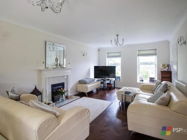 The dual aspect sitting room is flooded with natural light. Picture: PSP Homes.