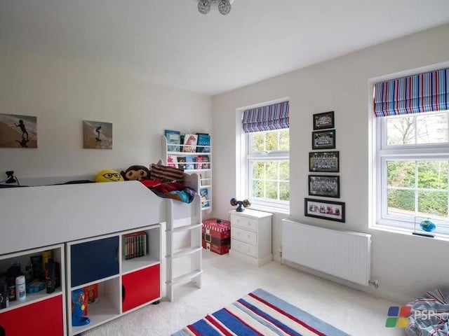 The first floor has four well-balanced double bedrooms. Picture: PSP Homes.