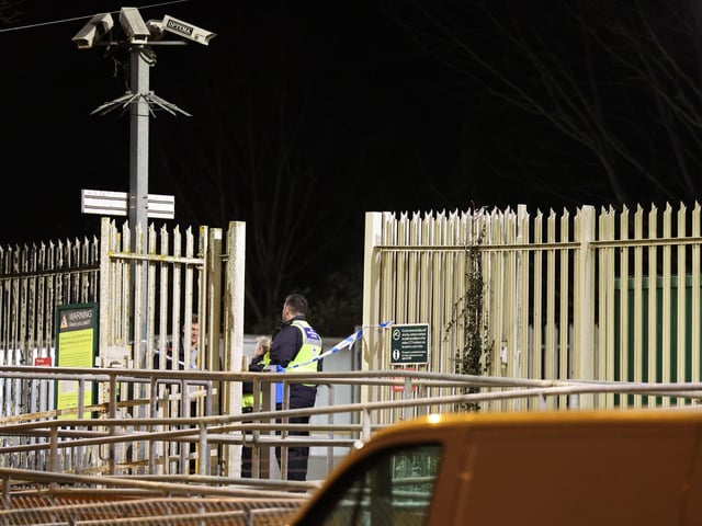 Emergency services respond to incident at West Worthing Station. Photo: Eddie Mitchell