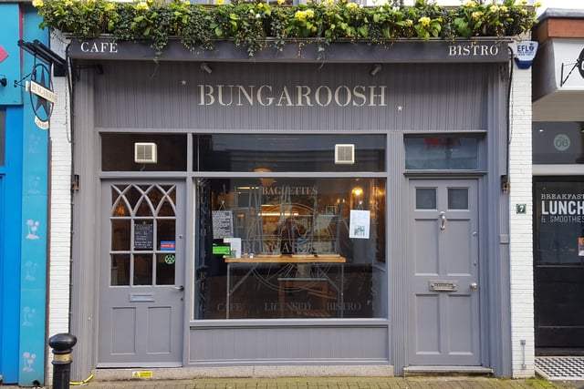 Bungaroosh Café Bistro in Bath Place is said to have great outdoor seating