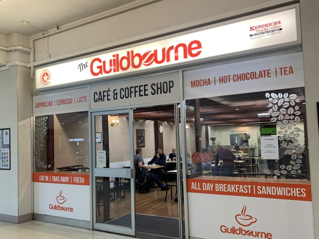 The Guildbourne Grill in the Guildbourne Centre. This café was inspected on January 6 2022
