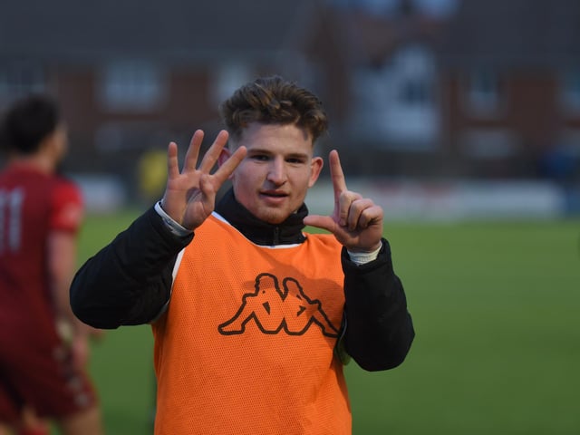 Action and goal celebrations from Worthing's 6-0 Isthmian premier win over Wingate & Finchley at Woodside Road / Pictures: Marcus Hoare