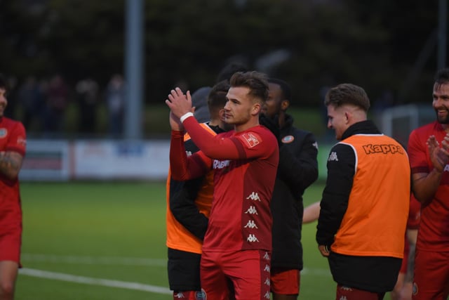 Action and goal celebrations from Worthing's 6-0 Isthmian premier win over Wingate & Finchley at Woodside Road / Pictures: Marcus Hoare