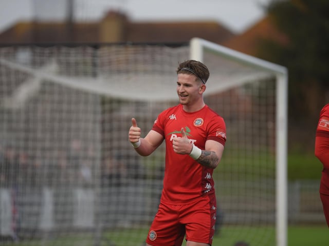 Action and goal celebrations from Worthing's 6-0 Isthmian premier win over Wingate & Finchley at Woodside Road / Pictures: Marcus Hoare