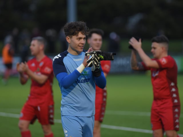 Action and goal celebrations from Worthing's 6-0 Isthmian premier win over Wingate & Finchley at Woodside Road / Pictures: Marcus Hoare