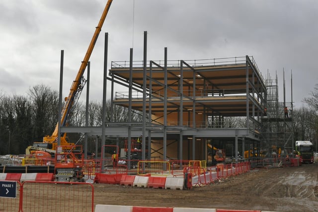 Construction at the ARU University site at Bishop's Road EMN-220902-152739009