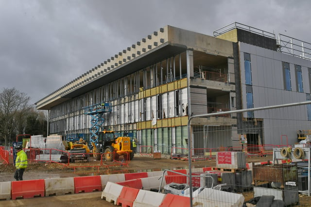 Construction at the ARU University site at Bishop's Road EMN-220902-152750009
