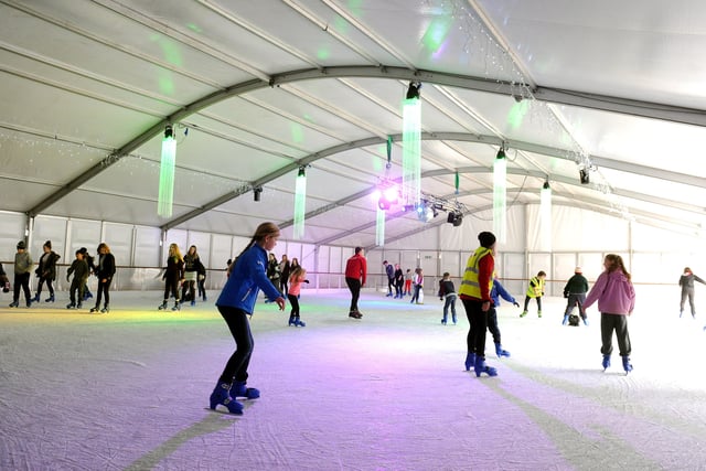 Ice rink in Horsham will be closing at the end of February, so make the most of it during the half term break.