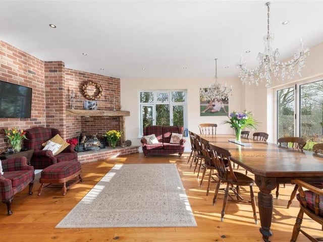 The dining room.