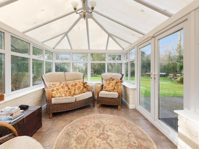 Rose Cottage conservatory.