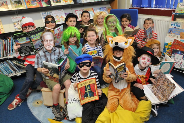 World Book Day at Glebe Primary School in Southwick in 2014