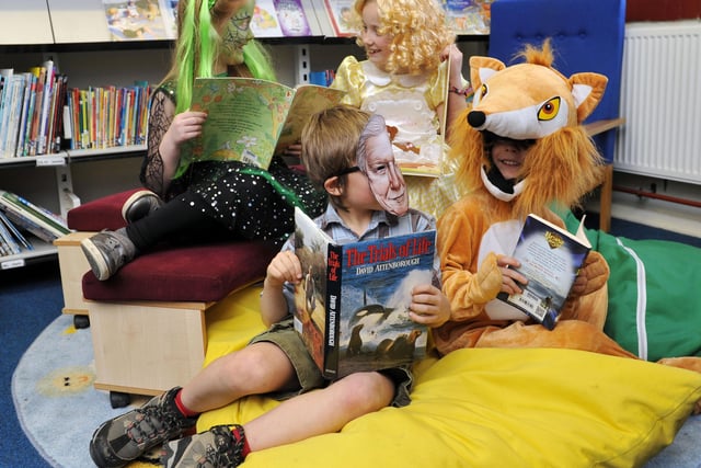 World Book Day at Glebe Primary School in Southwick in 2014