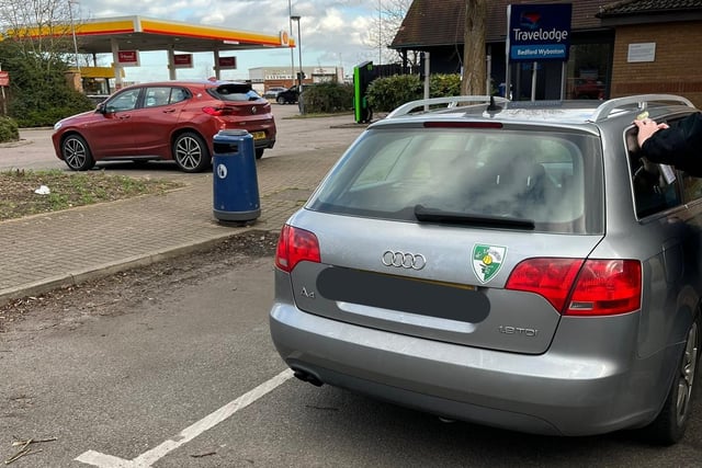 This driver was stopped on the A1 on the outskirts of Peterborough. Upon checks, it was found he only had a provisional licence and no insurance.