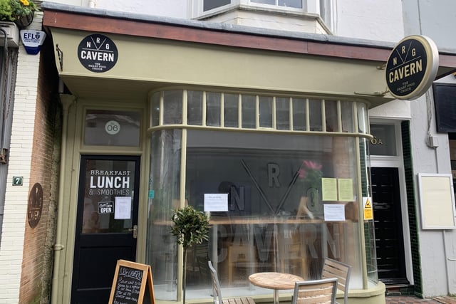 NRG Cavern in Bath Place is one of the best restaurants with outdoor seating according to Tripadvisor