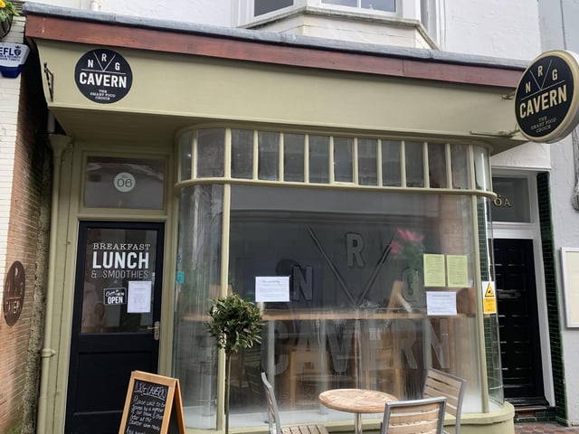 NRG Cavern in Bath Place is one of the best restaurants with outdoor seating according to Tripadvisor