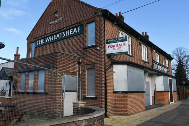 The Wheatsheaf pub, Eastfield Road, up for sale. EMN-220223-102409009