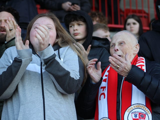 Crawley Town v Forest Green Rovers. Picture by Cory Pickford SUS-220226-174203004