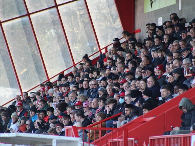 Crawley Town v Forest Green Rovers. Picture by Cory Pickford SUS-220226-174438004