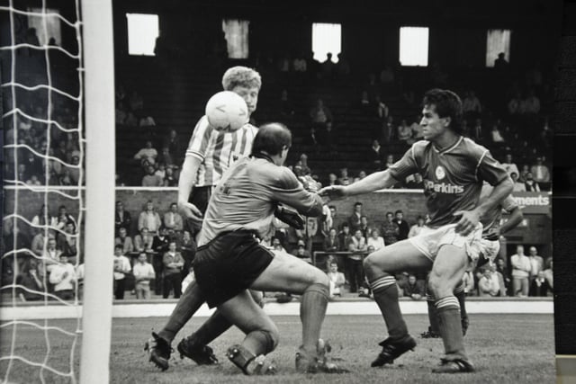 Fourth Division Posh won this first-leg tie at a Second Division side including Andy Gray and Carlton Palmer before losing the second leg 2-0! Keith Oakes, Nick Cusack and Domenico Genovese (pictured) scored the Posh goals at the Hawthorns.