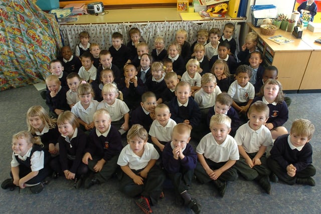 Reception class at Eyrescroft primary school