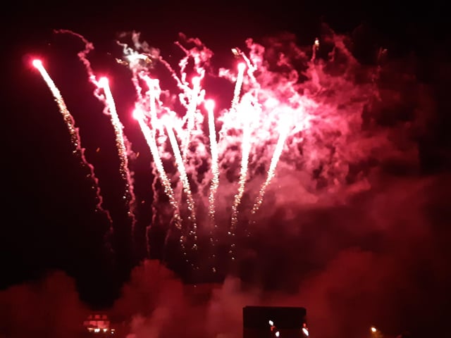 The Sky's the Limit Laser and Fireworks Spectacular in Victoria Park, Haywards Heath, on Saturday (February 26).