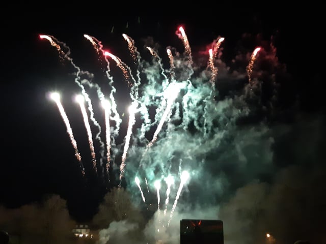 The Sky's the Limit Laser and Fireworks Spectacular in Victoria Park, Haywards Heath, on Saturday (February 26).