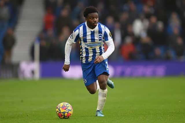 Brighton and Hove Albion's flying wing back Tariq Lamptey has worked his way back to full fitness