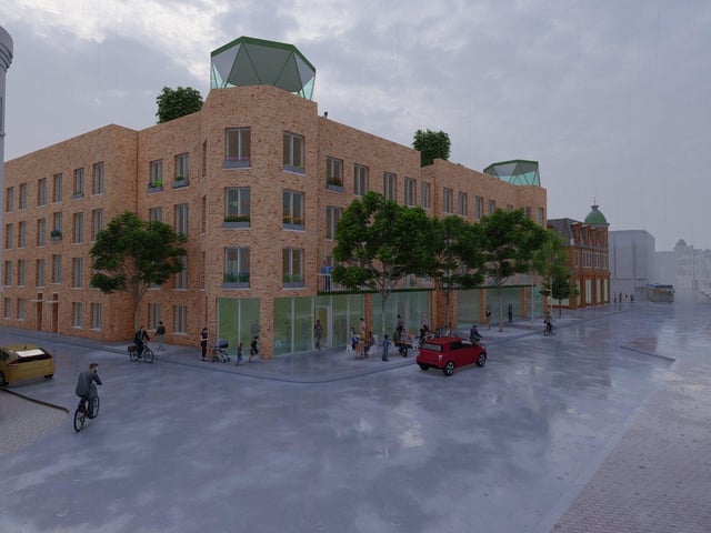 The view along Westgate.