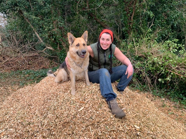 The Friends of Holywell's project has been backed by Peterborough City Council, who have recently provided wood chips for the paths around the site.