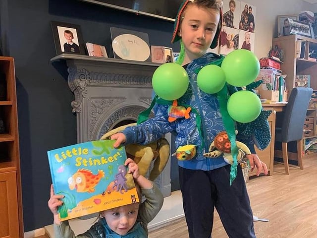 Henry was the fish from little stinker. Photo by Ellie Hancock in Horsham