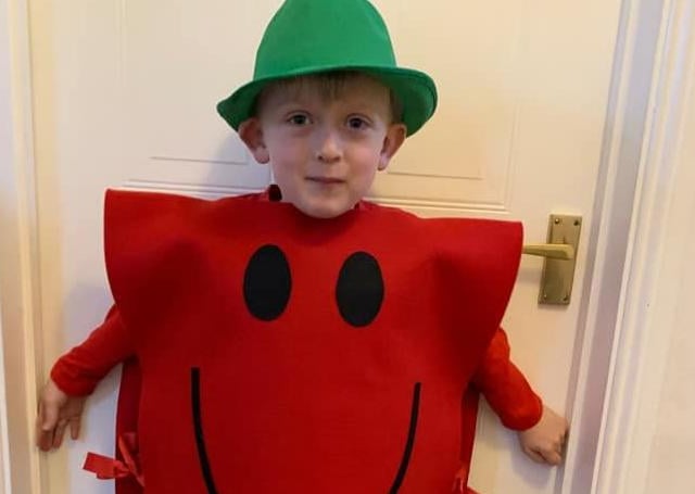 Freddie as Mr Strong. Photo by Sophie Lyons in Horsham.
