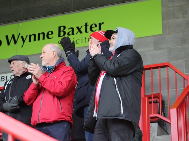 Crawley Town v Scunthorpe United. Picture by Cory Pickford SUS-220503-184555004