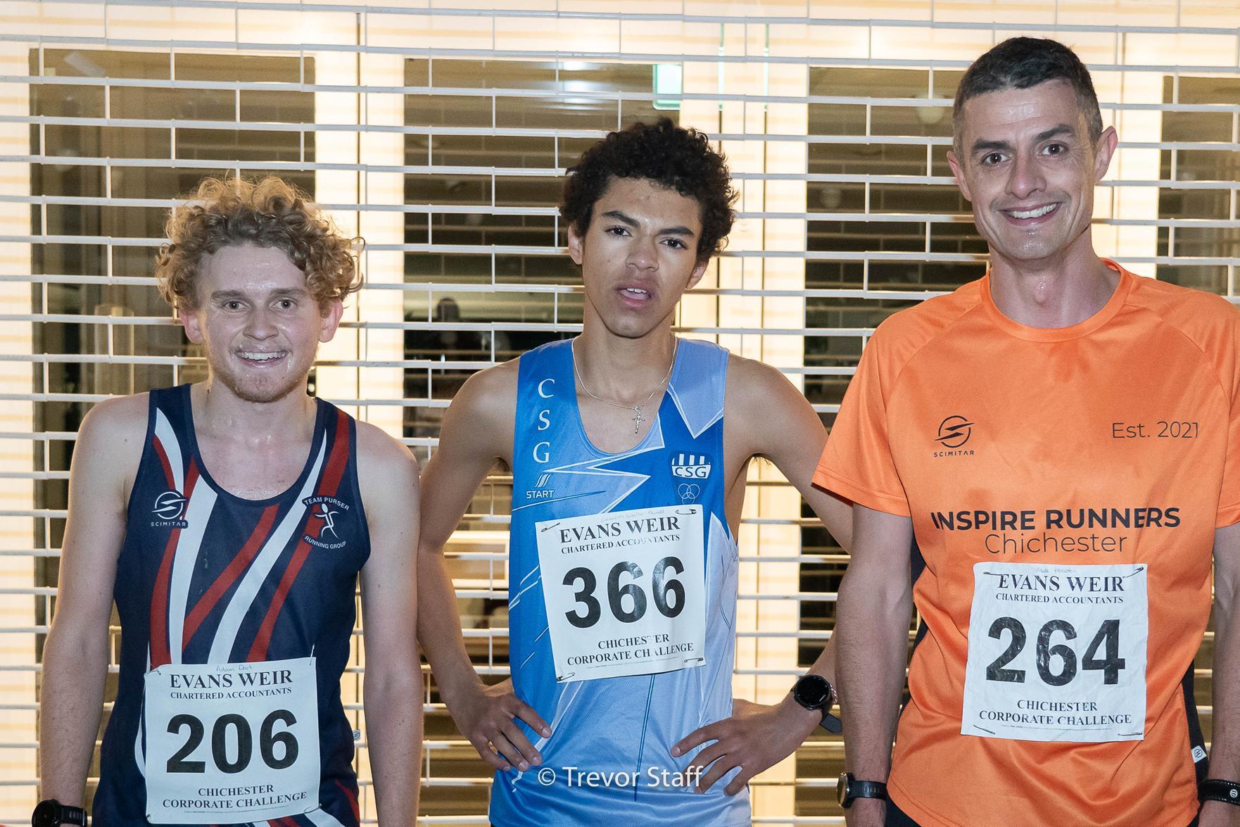 Action and winners from the March 2 race night that opened the 2022 Chichester Corporate Challenge / Pictures: Lyn Phillips and Trevor Staff