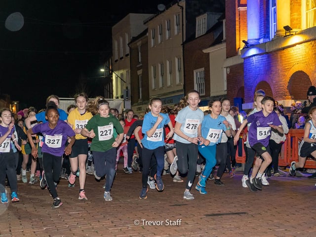 Action and winners from the March 2 race night that opened the 2022 Chichester Corporate Challenge / Pictures: Lyn Phillips and Trevor Staff