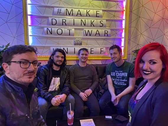 Customers at Horsham's Polygon bar have helped to raise funds for Ukraine with a 'Make Drinks Not War' special event