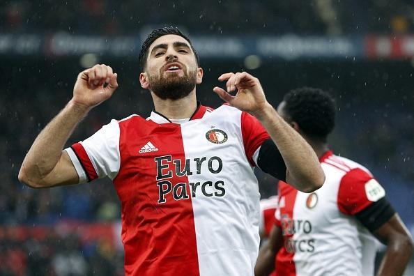 With their league form on the slide, Arteta’s men are dealt a further blow as former Brighton man Alireza Jahanbakhsh scores twice as Feyenoord secure a 5-4 aggregate win over Arsenal in the Europa League quarter-final.