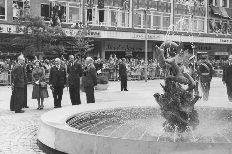 Prince Philip in Queens Square in 1958
