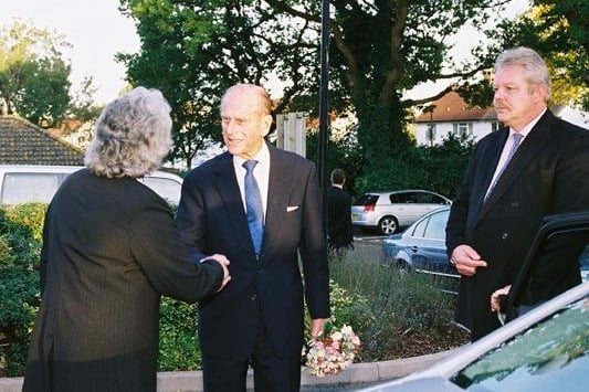 Prince Philip in Crawley in 2006