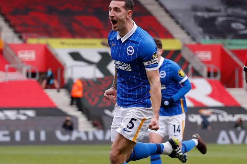 Quite simply Brighton's best player and the skipper has been outstanding this season. Rarely puts a foot wrong in defence and has chipped in with four goals so far. Not the most vocal of captains but sets the standards on the pitch. Seems to get better each season