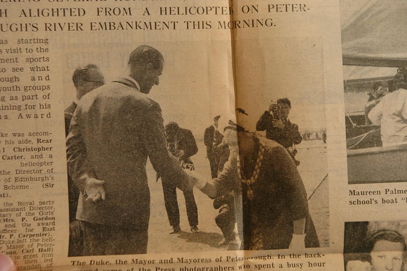 HRH Prince Philip - flying visit to Peterborough May 1963