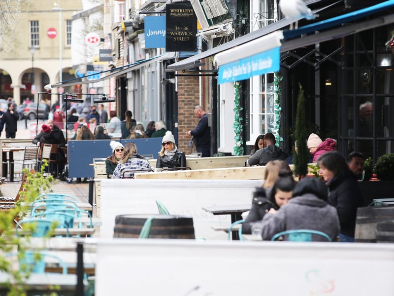 Worthing town centre opened for business again today, as lockdown restrictions eased