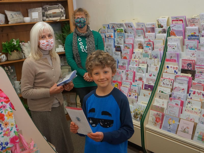 Nine-year-old Jenson was one of the first customers at The Gift Horse EMN-211204-133314001