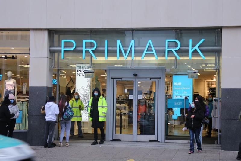 Shoppers were out early to visit Primark